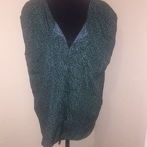 GAP Floral Print Sleeveless Blouse